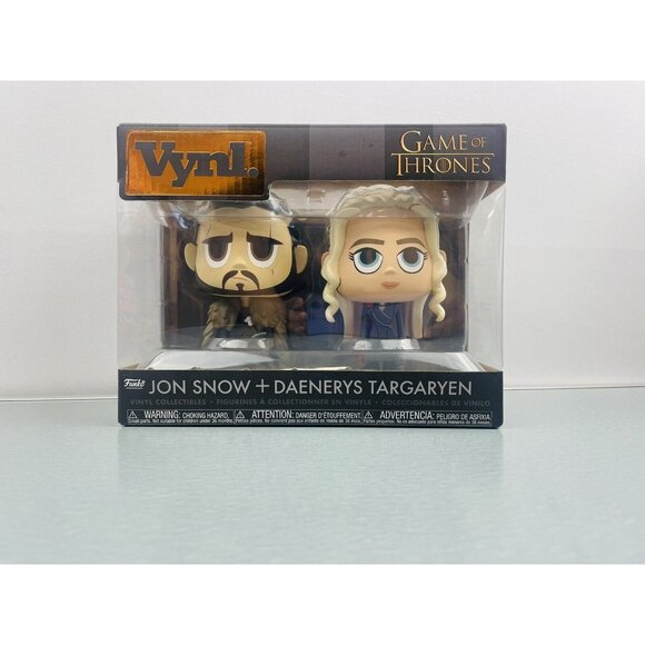 Funko Vynl Game of Thrones Jon Snow & Daenerys Targaryen Vinyl Figure 4'' - Picture 2 of 11